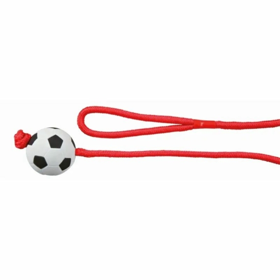 Trixie Játék Tömör Gumi Labda Kötéllel 6cm/1m – kutyajáték