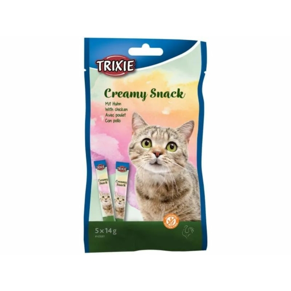 Trixie Jutalomfalat Creamy snack csirkével 5x14gr – jutalomfalat kutyáknak