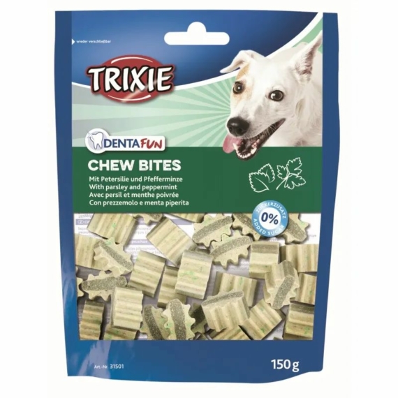 Trixie Jutalomfalat Denta Fun Chew Bites 150gr – jutalomfalat kutyáknak