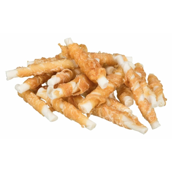 Trixie Jutalomfalat Denta Fun Mini Tekercs Csirkés 6cm, 120g – jutalomfalat kutyáknak