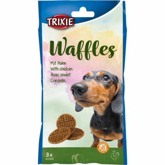 Trixie Jutalomfalat Gofri Csirkével,  o 7 cm, 3 db/100 g – jutalomfalat kutyáknak