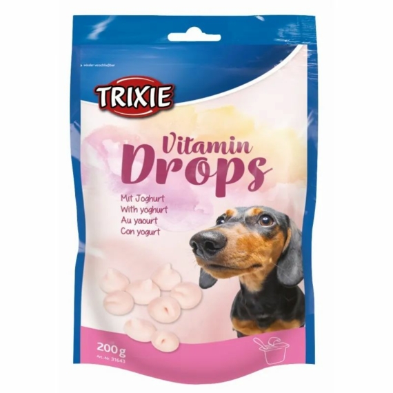Trixie Jutalomfalat Joghurtos Drops 200gr – jutalomfalat kutyáknak