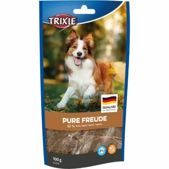 Trixie Jutalomfalat Kutyának Pure Freunde Marha 100g – jutalomfalat kutyáknak