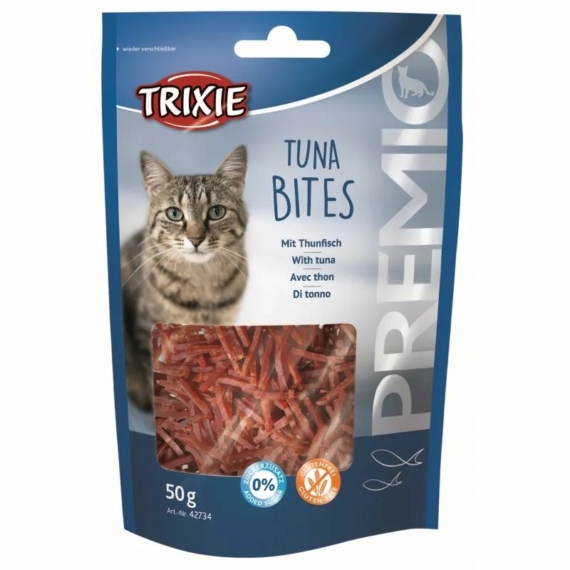 Trixie Jutalomfalat Macskának Premio Tonhal Darabok 50gr – jutalomfalat kutyáknak