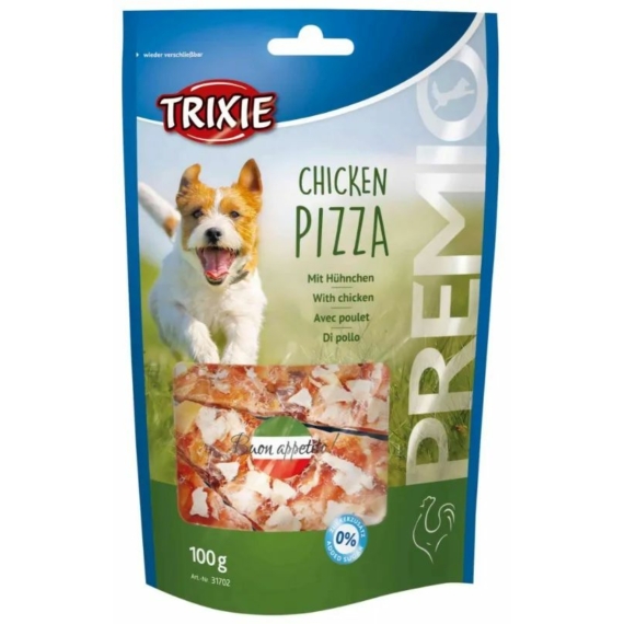 Trixie Jutalomfalat Premio Csirkés Pizza 100gr – jutalomfalat kutyáknak