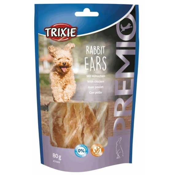 Trixie Jutalomfalat Premio nyúl fül 80gr – jutalomfalat kutyáknak
