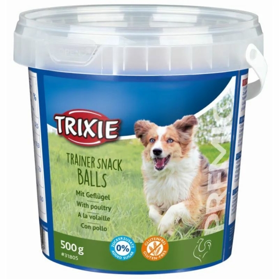 Trixie Jutalomfalat Premio Snack baromfis labdák 500gr – jutalomfalat kutyáknak