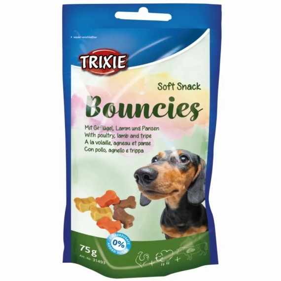 Trixie Jutalomfalat Soft Snack Bouncies 75gr – jutalomfalat kutyáknak