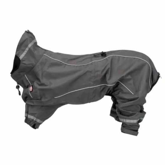 Trixie Kutyaruha Vaasa esőoverál, XL: 70 cm, Szürke