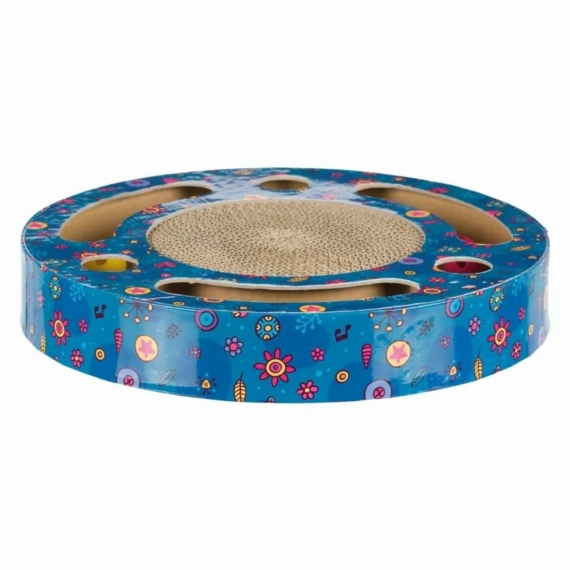 Trixie Macska kaparó játék dob 33cm, kék – kutyajáték