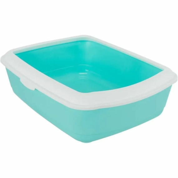 Trixie Macska WC Classic Peremmel, 37 × 15 × 47 cm, Menta/Fehér – macskaalom