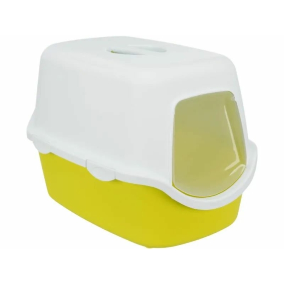 Trixie Macska WC Vico, 40 × 40 × 56 cm, Limezöld/Fehér – macskaalom