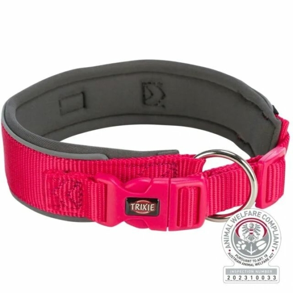 Trixie Nyakörv Premium extra széles, XS-S 27-35cm/25mm lila/szürke