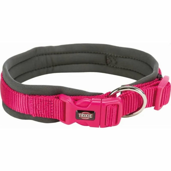 Trixie Nyakörv Prémium Neoprém L 49–55 cm/25mm Fuchsia/Grafit