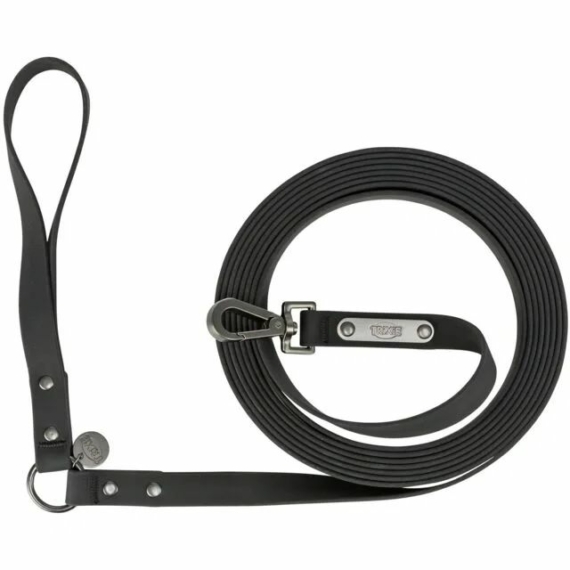 Trixie Póráz CityStyle nyomkövető PVC M-L 5m/20mm fekete