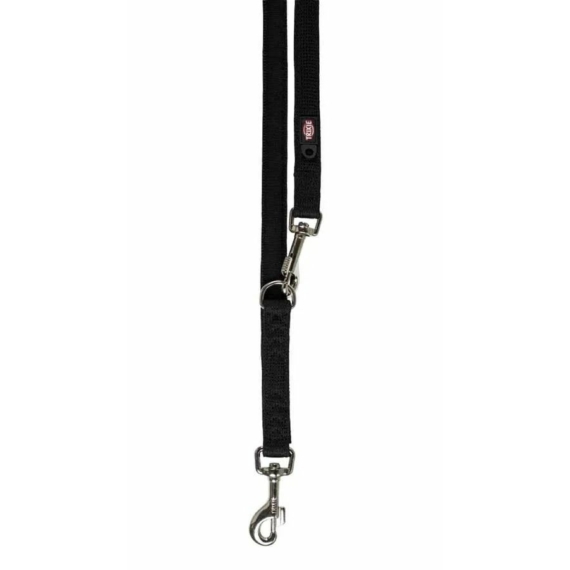 Trixie Póráz Comfort Soft Hosszabbítható M–L 2m/20mm Fekete