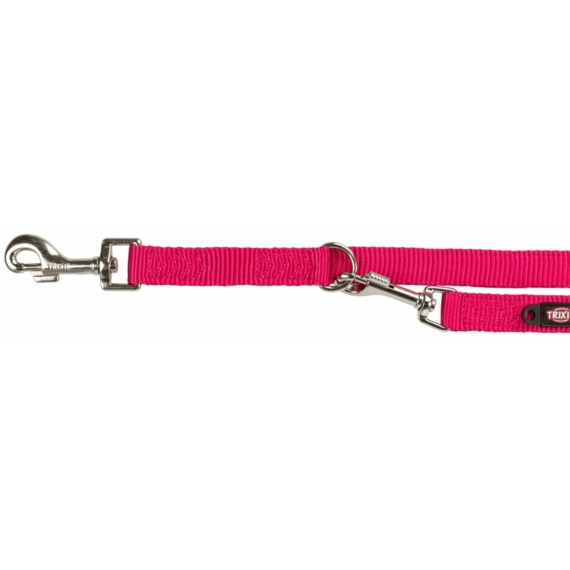 Trixie Póráz Hosszabbítható Prémium Dupla XS 2m/10mm Flamingó