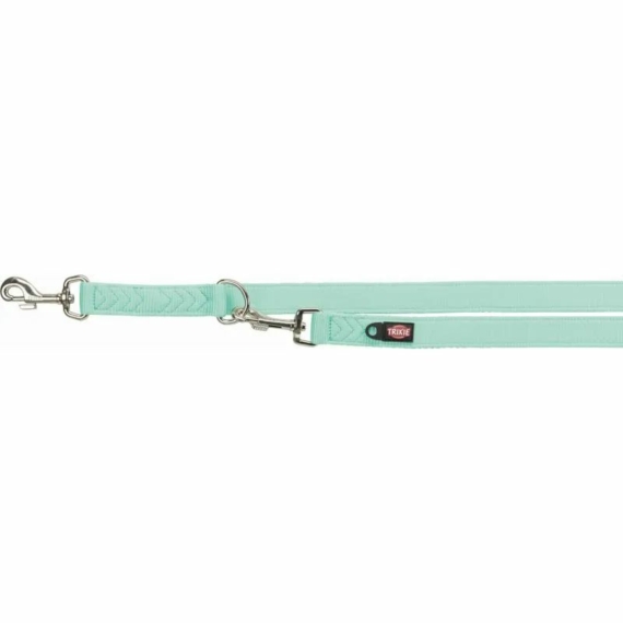 Trixie Póráz Prémium Hosszabbítható Dupla L–XL 2m/25mm Menta