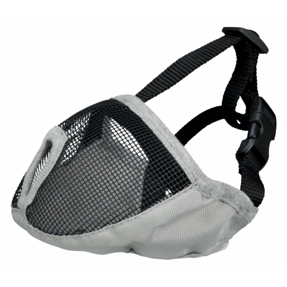 Trixie Szájkosár Rövid Orrú kutyáknak Nylon S-M 24cm Szürke