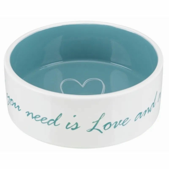 Trixie Tál Kerámia Pet s Home 0.8l/16cm krém/világos kék