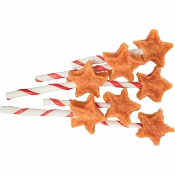 Trixie Xmas jutalomfalat nyalóka csirke csillaggal 12cm 14gr – jutalomfalat kutyáknak
