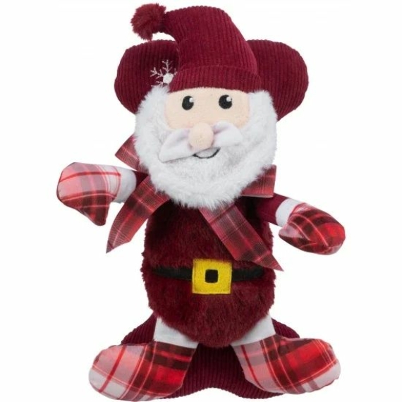 Trixie Xmas plüss télapó és csont szett 30cm – kutyajáték