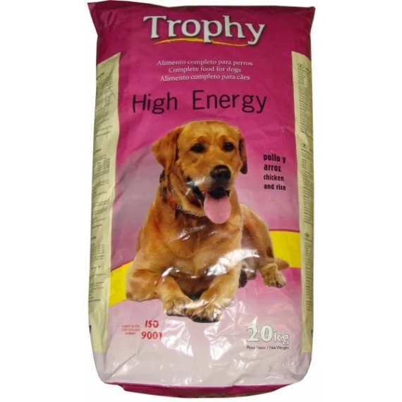 Trophy Dog High Energy 20kg 32/15 – száraz kutyatáp