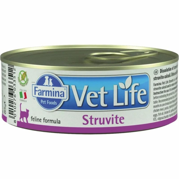 Vet Life Cat Konzerv Struvite 85g – konzerves macskaeledel