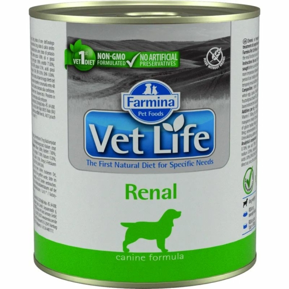 Vet Life Dog Konzerv Renal 300g – konzerves kutyaeledel