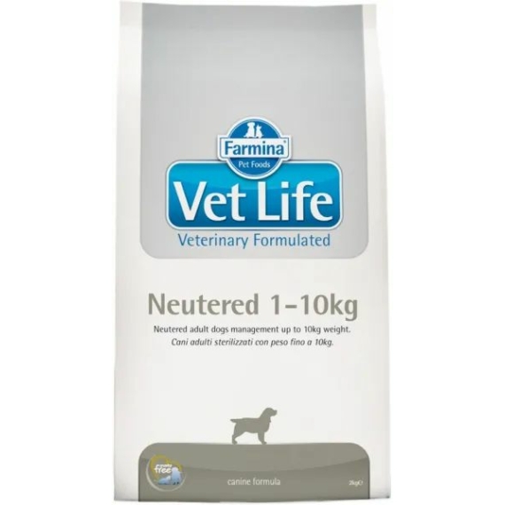 Vet Life Dog Neutered 1-10kg 2kg – száraz kutyatáp