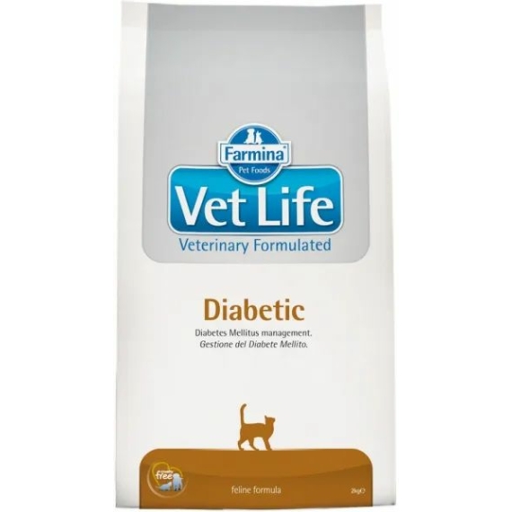 Vet Life Natural Diet Cat Diabetic 2kg – száraz macskatáp
