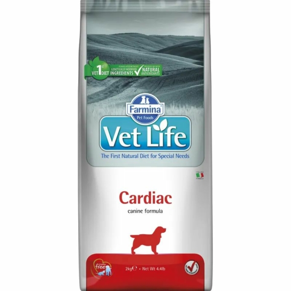 Vet Life Natural Diet Dog Cardiac 2kg – száraz kutyatáp