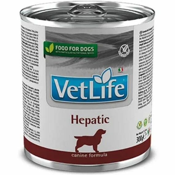 Vet Life Natural Diet Dog konzerv Hepatic 300g – konzerves kutyaeledel