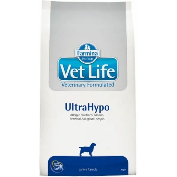 Vet Life Natural Diet Dog Ultrahypo 2 Kg – száraz kutyatáp