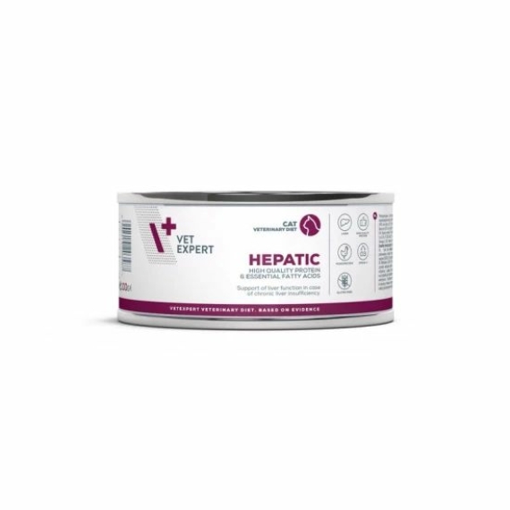 VetExpert Veterinary Diet Hepatic konzerv macskáknak 100g