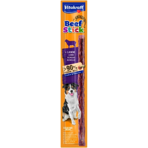 Vitakraft Beef Stick Kutya Jutalomfalat Bárányhússal 12g 1db – jutalomfalat kutyáknak