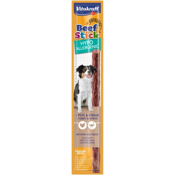 Vitakraft Beef Stick Kutya Jutalomfalat Hipoallergén 12g 1db – jutalomfalat kutyáknak