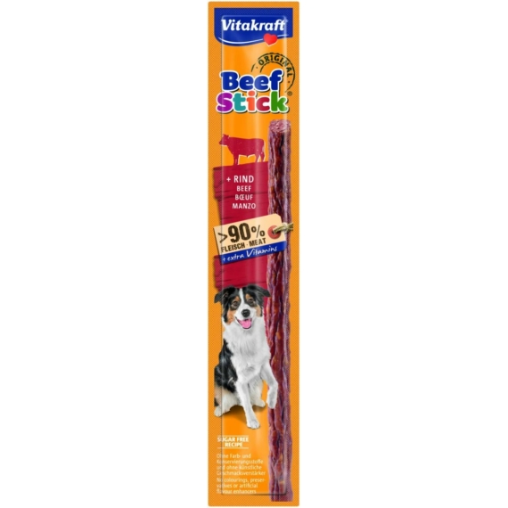 Vitakraft Beef Stick Kutya Jutalomfalat Marhahússal 12g 1db – jutalomfalat kutyáknak