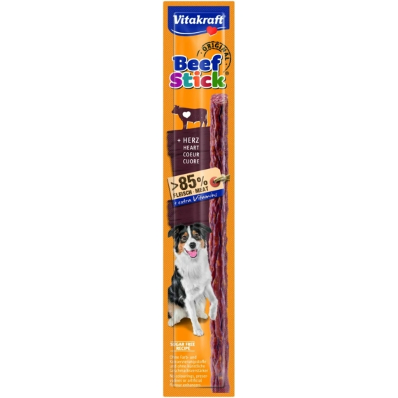 Vitakraft Beef Stick Kutya Jutalomfalat Szívvel 12g 1db – jutalomfalat kutyáknak