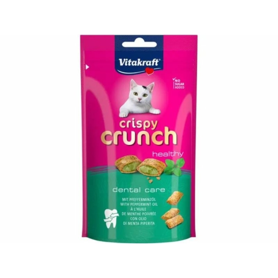 Vitakraft Crispy Crunch Macska Fogerősítő 60g – jutalomfalat kutyáknak