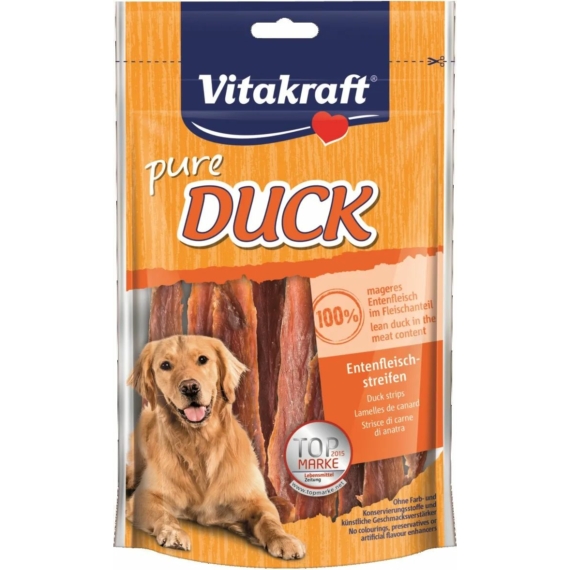 Vitakraft Duck Slices Kutya Jutalomfalat Kacsamell Szeletek 80g – jutalomfalat kutyáknak
