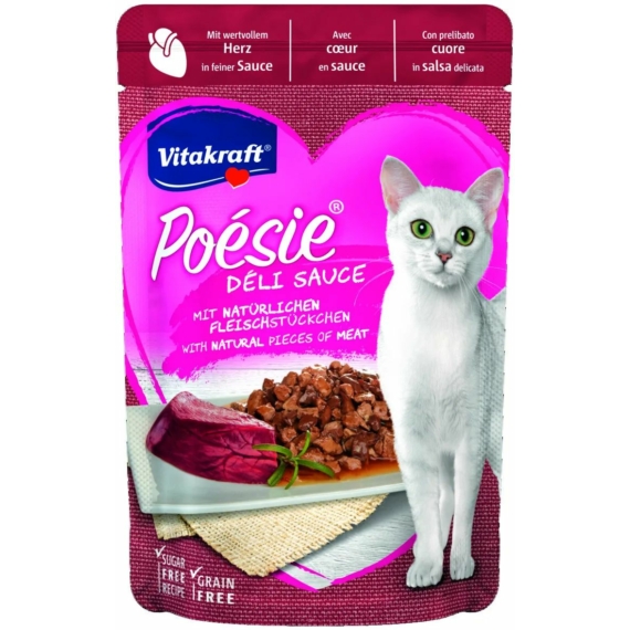 Vitakraft Poésie Delice Macska Alutasak Szív 85g – konzerves macskaeledel