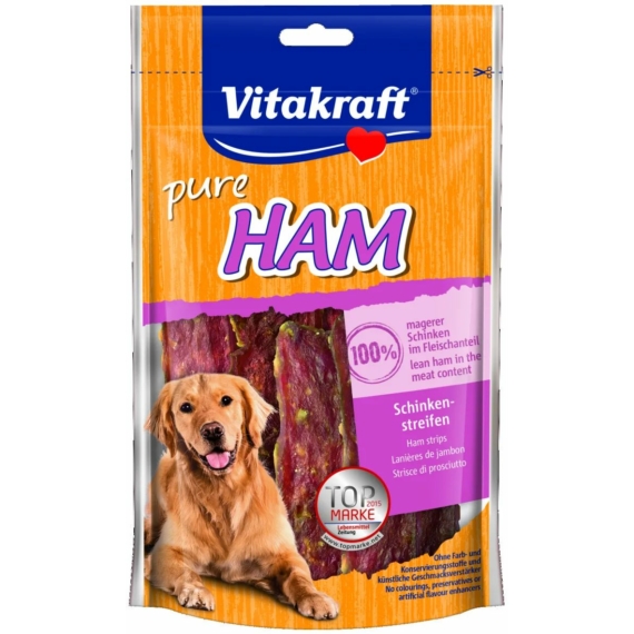 Vitakraft Sonkaszeletek Kutya Jutalomfalat 80g – jutalomfalat kutyáknak