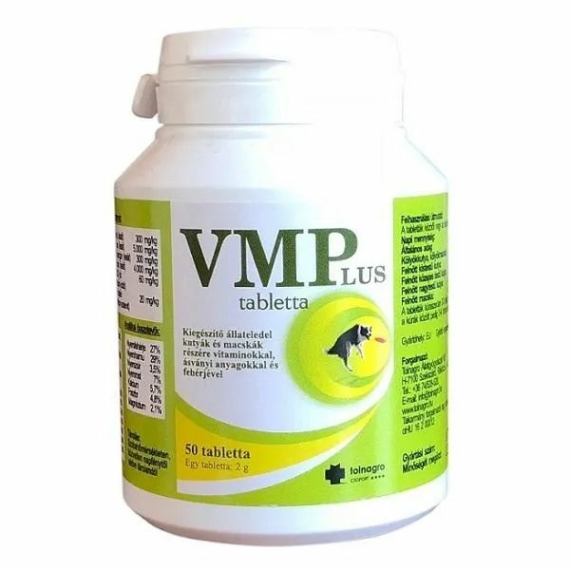 Vmp tabletta 50 Db – táplálékkiegészítő kutyáknak