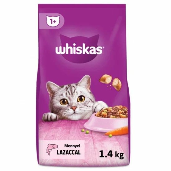 Whiskas Száraz Lazac 1,4kg – száraz macskatáp
