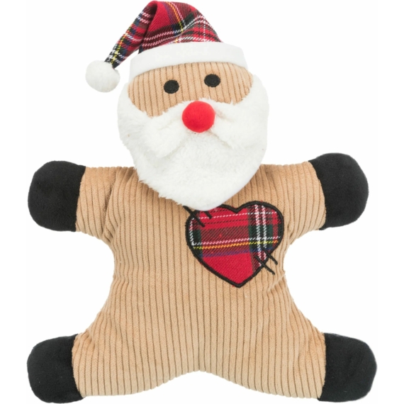 Xmas Mikulás vagy hóember plüss 29cm – kutyajáték