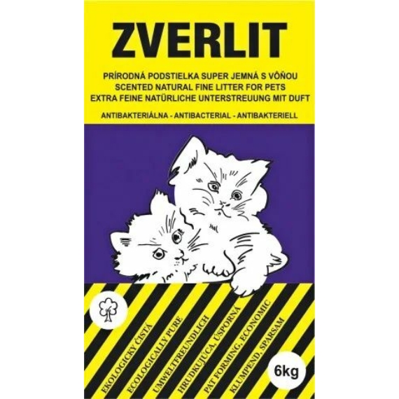 Zverlit macskaalom bentonit illatos 0-1mm lila 6kg – macskaalom