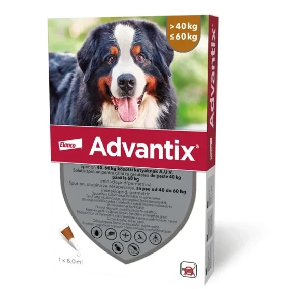 Advantix spot on 40-60 kg közötti kutyáknak AUV 1 x 6 ml