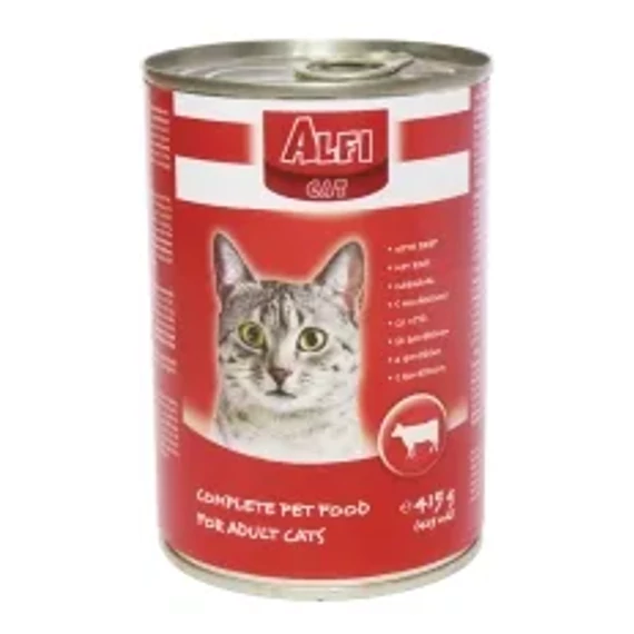 Alfi Cat Konzerv Marha 415g