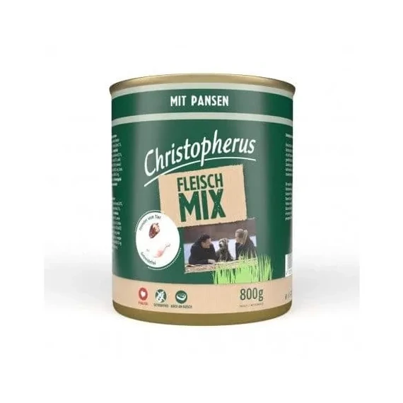 Christopherus Dog konzerv meat mix pacal 800g